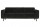 WOOOD STATEMENT 3-SEATER 230 CM FLAT RIB GRAPHITE