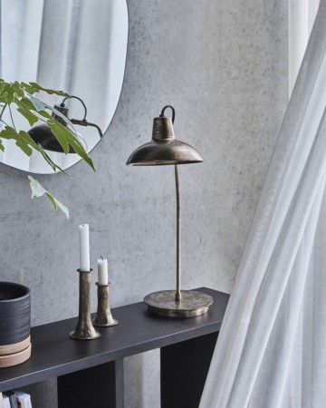 Bordlampe, HDDesk, Antikk brun