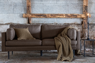 Boom 3-seter sofa brun