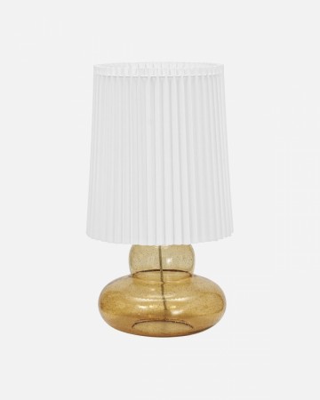 Bordlampe inkl. lampeskjerm, HDRibe, Amber