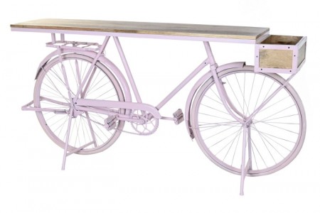 CONSOLE TABLE IRON MANGO 180X41X94 BICYCLE