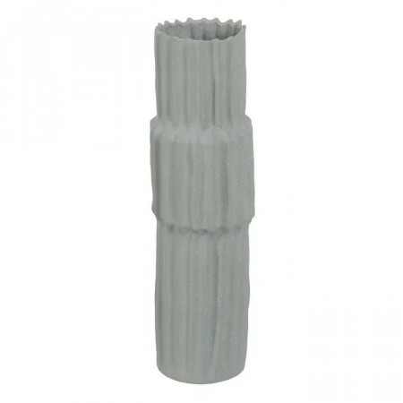 VASE GREEN CERAMIC DECORATION 18 X 18 X 60 CM