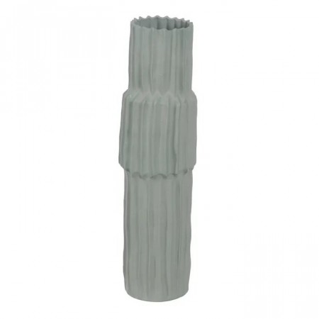 VASE GREEN CERAMIC DECORATION 21 X 21 X 75 CM