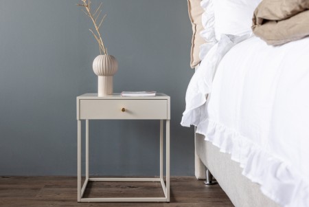 Bakal Nattbord 43x50 Beige