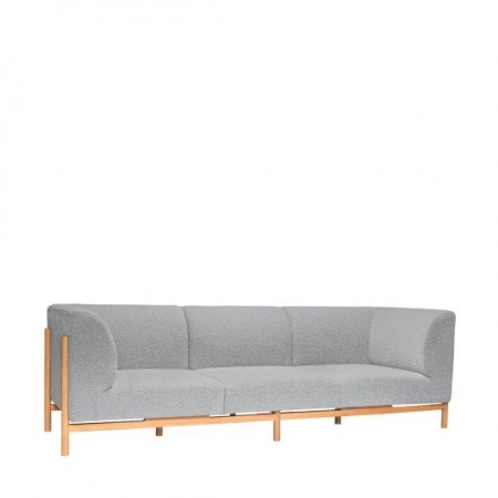 Hübsch Moment Sofa 3-personers Large Grå 
