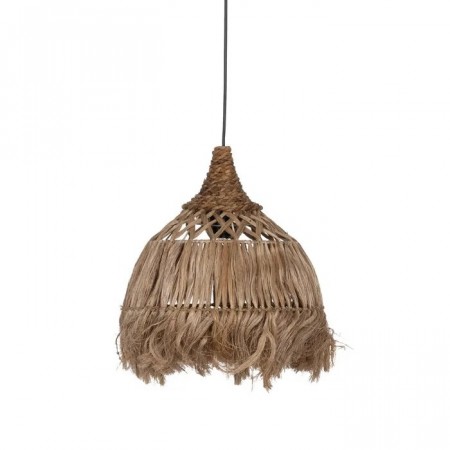 Taklampe natur 36x36x40