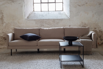 Zoom 3-seter sofa brun 