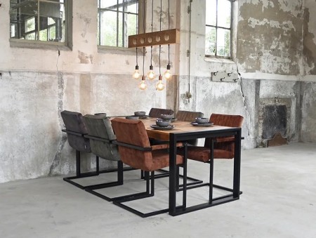 MILO DINING CHAIR ANTRACIT VELOUR