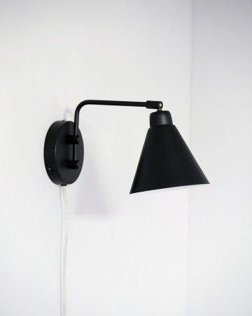 Vegglampe, HDGame, Svart