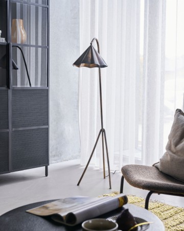 Gulvlampe, HDFlola, Antikk brun