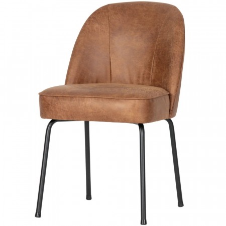 BePureHome VOGUE DINING CHAIR LEATHER COGNAC