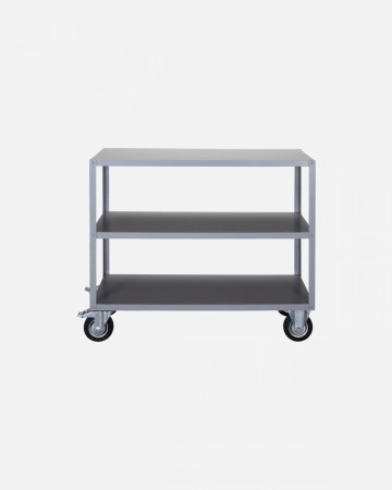 Reol m. 4 hjul, HDTrolley, Grå
