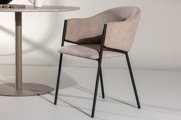 Evelina 2pk spisestol beige
