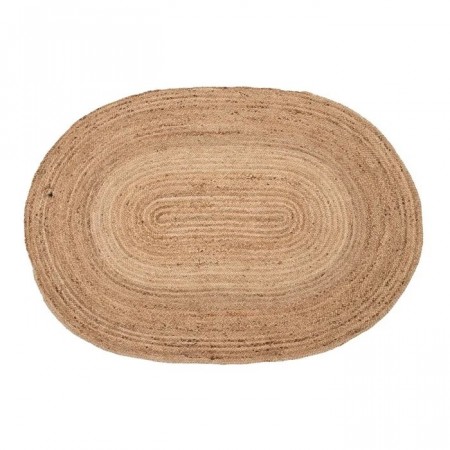 ovalt gulvteppe natur jute 230x160