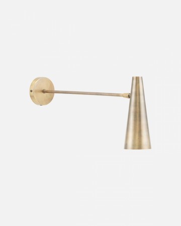 Vegglampe, HDPrecise, Messing