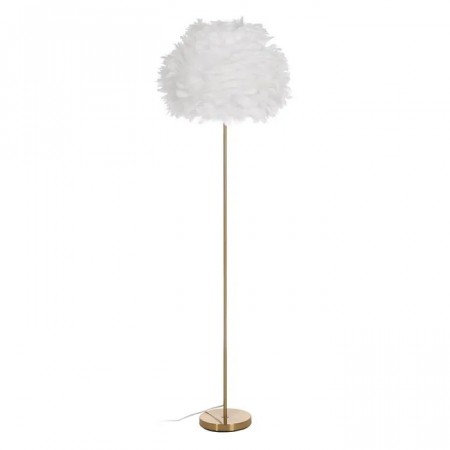 FLOOR LAMP WHITE-GOLD FEATHER LIGHTING 50 X 50 X 154 CM