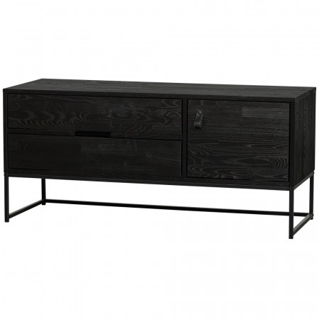 WOOOD SILAS TV UNIT 120CM ASH BLACKNIGHT [fsc]
