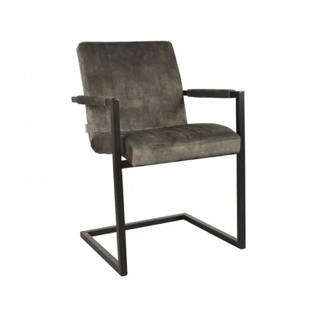 MILO DINING CHAIR HUNTER GREEN VELOUR