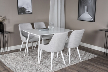 Polar rektangulært spisebord 120 x 75 hvit