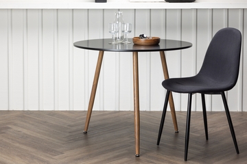 Polar rundt spisebord ⌀90 svart