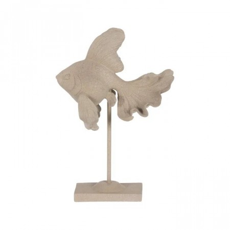 FIGURE FISH POLYRESIN DECORATION 23 X 15 X 30 CM