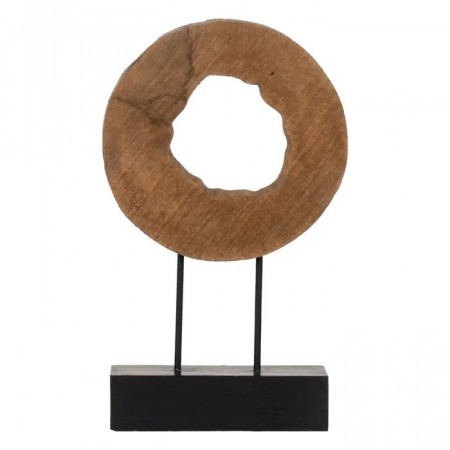 SCULPTURE NATURAL WAY MANGO WOOD 32 X 9 X 48 CM