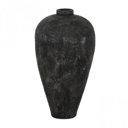 VASE GREY TERRACOTTA DECORATION 45 X 45 X 80 CM