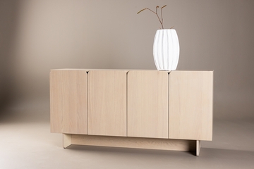 Tyresö skap 42 x 80 x 160 hvitpusset