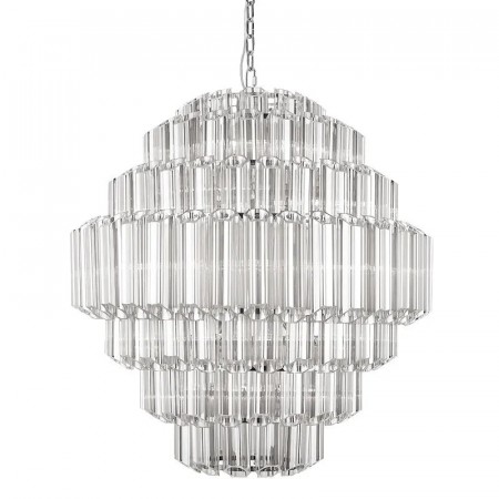 Castelli stor 80x80x93cm klart glass Obs : 53.6 kg.