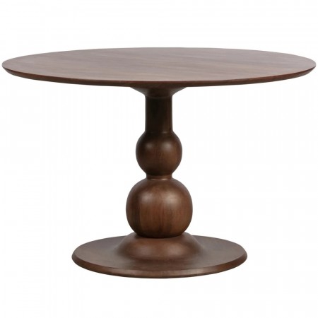 WOOOD BLANCO DINING TABLE Ø120CM MANGO WALNUT