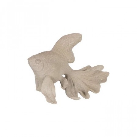 FIGURE FISH POLYRESIN DECORATION 23 X 15 X 18 CM