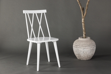 Mariette 2pk spisestol hvit 
