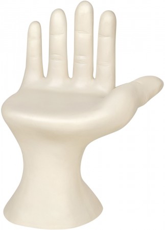 Hand Off white - stol 