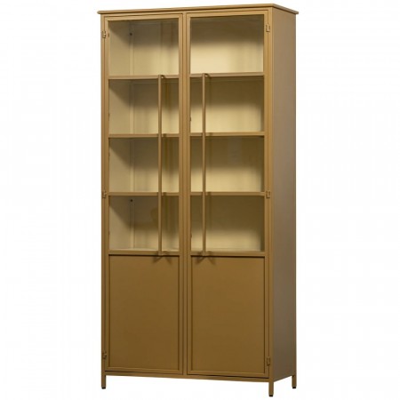WOOOD EXHIBIT XL 2-DOORS CABINET METAL HONEY YELLOW