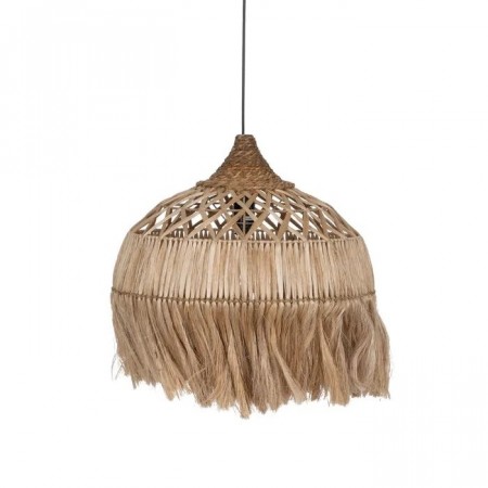 Taklampe natur 50x50x45