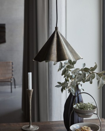 Lampe - liten, HDFlola, Antikk brun