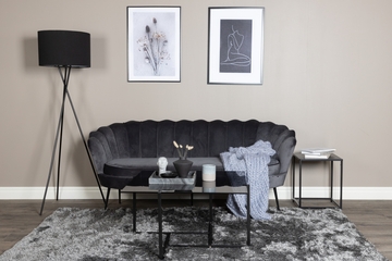 Calais 3-seter sofa mørkegrå